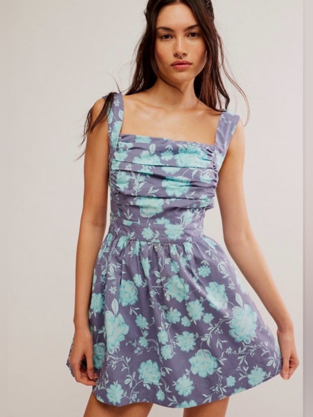 Free People Meet Me in Maui Sleeveless Minidress Medium